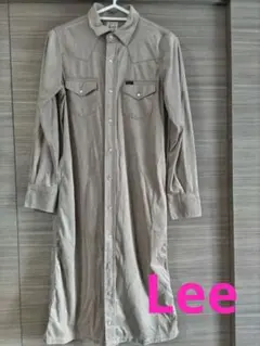 Lee 長袖シャツワンピース ベージュ 約102 cm