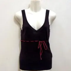 ジルスチュアート ノースリーブニット リボンニット Vネックニットのサムネイル
