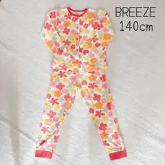 お値下げしました。BREEZE ブリーズ パジャマ 長袖 花柄 140cm