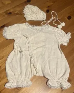 ベビー服/セレモニー服/退院着/帽子付き