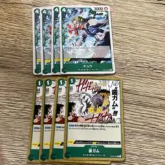 ワンピースカード　アーロン　デッキ　パーツ