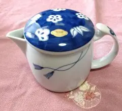 有田焼 青と白 花模様 急須　未使用品