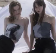【mel the lady】sand storm tube top black