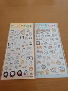 ちいかわ　クリアシール　2枚セット