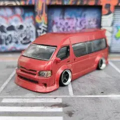 トミカ改造 トヨタ ハイエース 100系 フルエアロ トミカリミテッド
