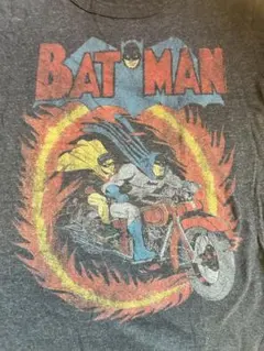 バットマン Tシャツ バイク×フレイムデザイン