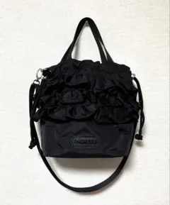SHINEE 様専用☆ミスフィッツ☆ misfits フリル巾着トートバッグ 黒