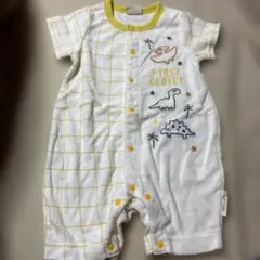 FIRST CLOSET 恐竜刺繍ロンパース