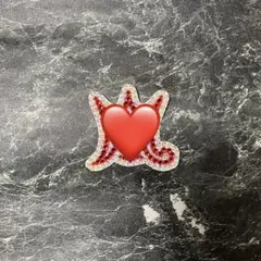 デコうちわ　デコ文字　うちわ　パーツ　レッド