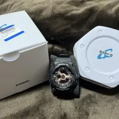 [使用品]CASIO Baby-G /ブラック×ピンクゴールド[箱あり]