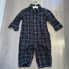 Ralph Lauren チェック柄ロンパース 89