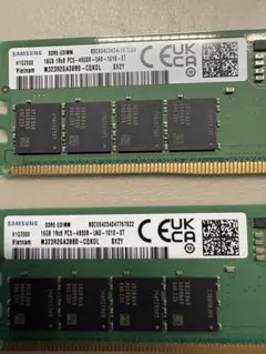 Samsung DDR5 16GB 2枚セットのサムネイル