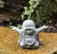 仏様　布袋様　ハッピーブッタ　置物 風水　可愛い　笑顔　お守り　オブジェ　金運