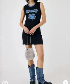 超美品 MOUSSY ノースリーブミニワンピース