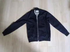 ネイビー デニムジャケット ジップアップ