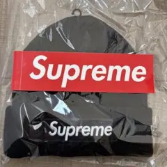 【新品】Supreme New Era Box Logo Beanie ブラック