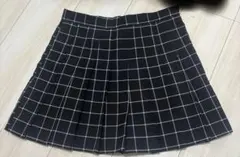 T Studio チェック柄 プリーツ 制服風ミニスカート　nuguのサムネイル