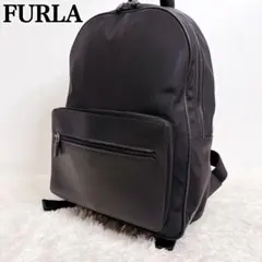 FURLA フルラ DOWNTOWN ナイロン×レザービジネスバックパックのサムネイル