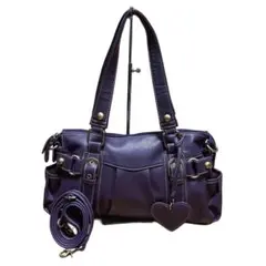 y2k leather 2way shoulder bag archive