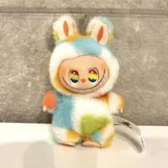 ラブブ風　ぬいぐるみキーホルダー