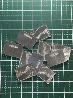 純銀プレート レリーフ 富士山 pure silver 計14.88g 10枚 純銀プレート レリーフ❗️pure silver 富士山 計14.70g 10枚