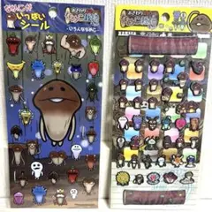 なめこキャラクター ステッカー＆カード セット なめこキャラクター ステッカーセット - メルカリ