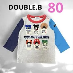 【ベビー】DOUBLE.B（ダブルビー）ロンT 80