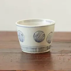 猪口　蕎麦猪口　江戸　後期　丸文 猪口 蕎麦猪口 江戸 後期 丸文