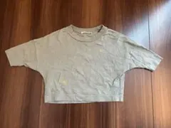 ミナ ペルホネン　choucho 長袖tシャツ グリーン　80サイズのサムネイル