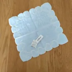 FURLA 水色 ハート型タオルハンカチ