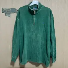 古着　Polo by Ralph Lauren ハーフジップ 90s 2XB