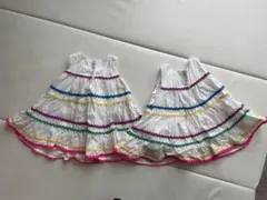 双子　baby GAP ノースリーブワンピース 12-18ヶ月