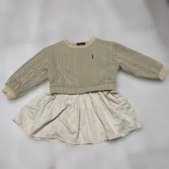 EAST BOY ケーブルニットワンピース 100