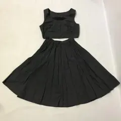 フォークダンス　衣装　ベスト　スカート　セットアップ　ドット　ハンドメイドのサムネイル