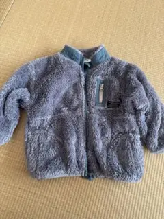 BREEZE フリースジャケット サイズ90 グレー　ブルーグレー