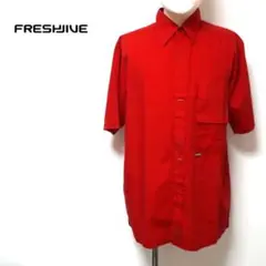【美品】FRESH JIVE ダブル 胸ポケ 比翼 ビッグ シャツのサムネイル