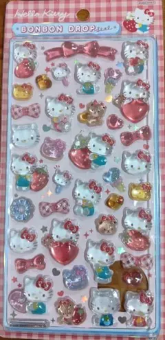 ハローキティ ボンボンドロップシール