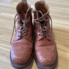 Tricker's カントリーブーツ ウィングチップ ブラウンのサムネイル