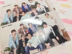 SnowMan 厚紙生カード2枚セット