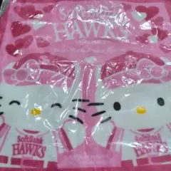 ハローキティ ソフトバンクホークス ミニタオル