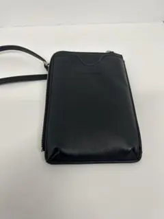 MONO COMME CAブラックショルダーバッグ