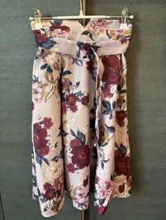 【トッコクローゼット】フラワープリントフレアスカート