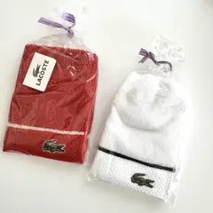 シ*ム様 LACOSTE タオルセット 赤 白