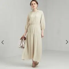 ユナイテッドアローズ　グリーンレーベルリラクシング　マーメイドライン ワンピース