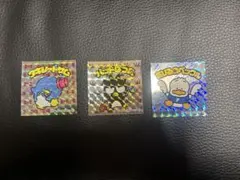 サンリオキャラクターズマンチョコ　タキシードサム　バッドばつ丸　あひるのぺっクル