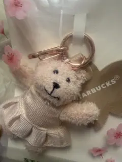 スターバックス SAKURA2026 ベアリスタキーチェーン スタバ ピンク 桜