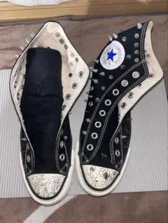 コンバース ALL STAR ハイカット 黒 スタッズ28.0cm USED中古 - メルカリ