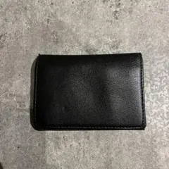 黒のレザー調ビジネスカードケース