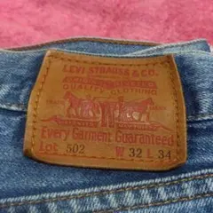 LEVI 502 デニムジーンズ W32 L34