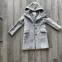 UNTITLED グレー フード付きコート